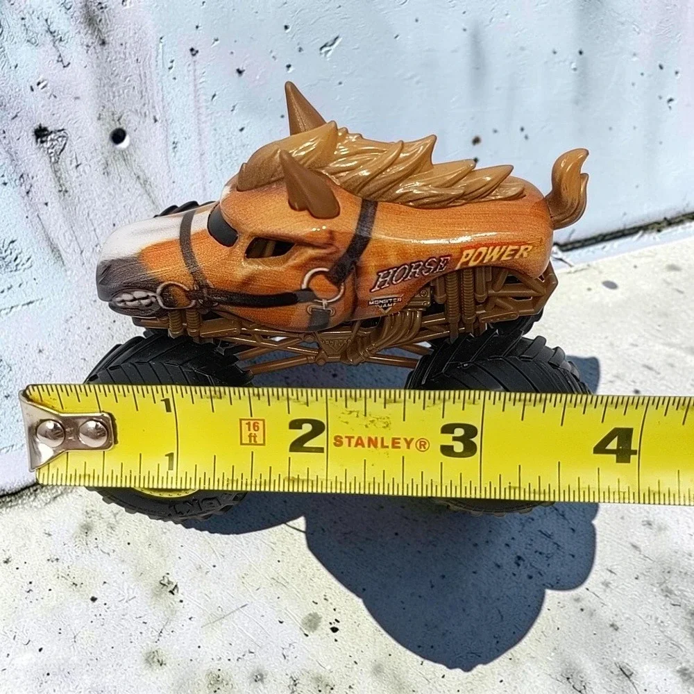 Monster Jam Horse Power Monster Truck Diecast 1:64 Scale Spin Master Brown Toy